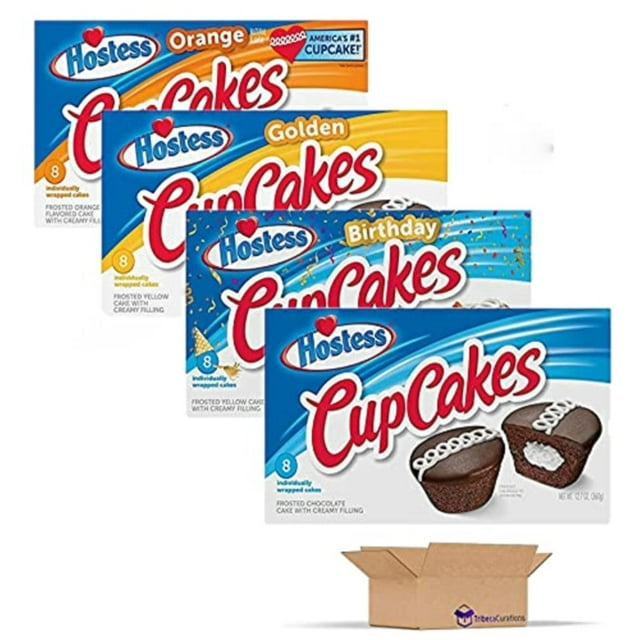 Hostess Cupcake Lovers Snack Cake Variety Pack Includes Chocolate