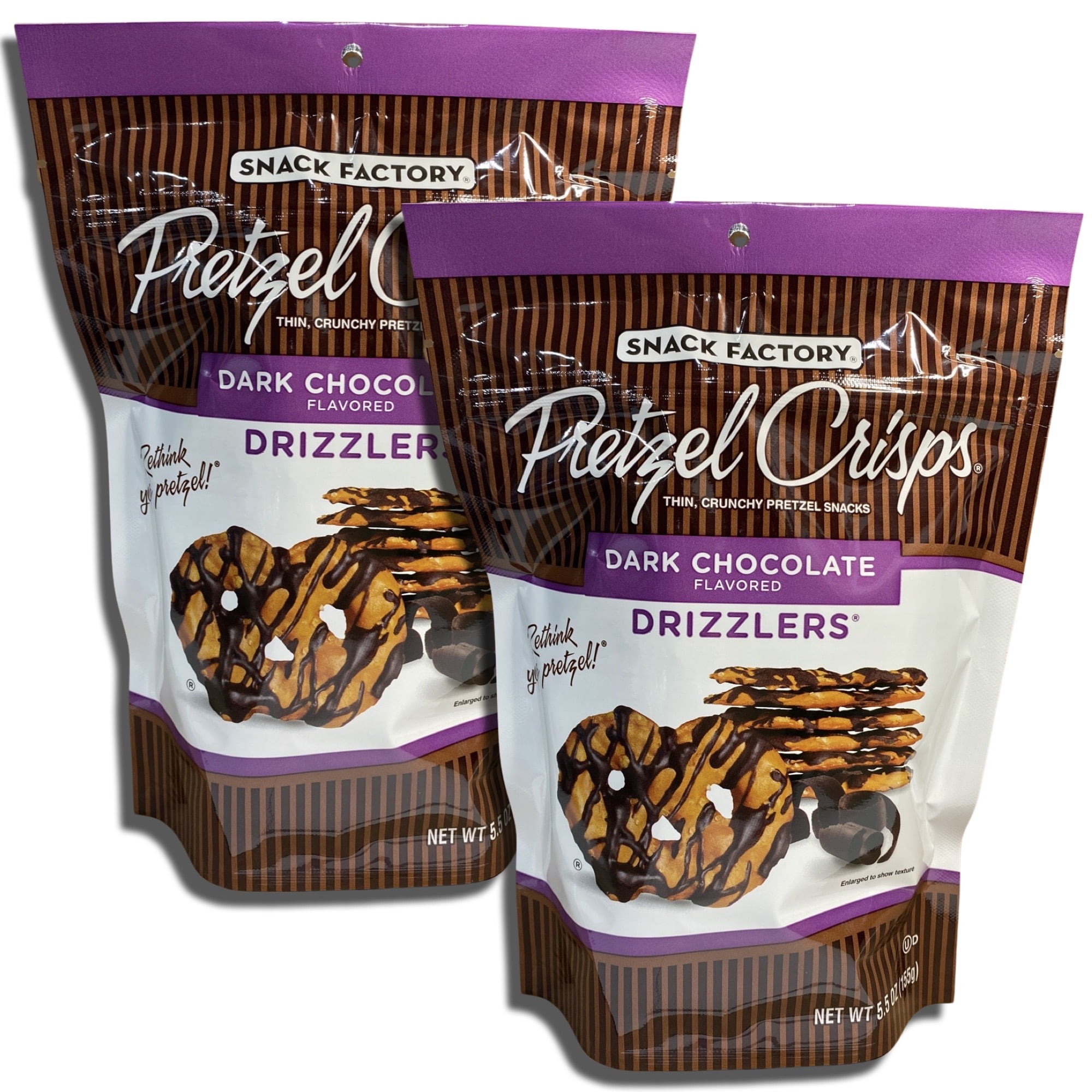 Tribeca Curations Dark Chocolate Pretzel Crisps Drizzlers by Snack