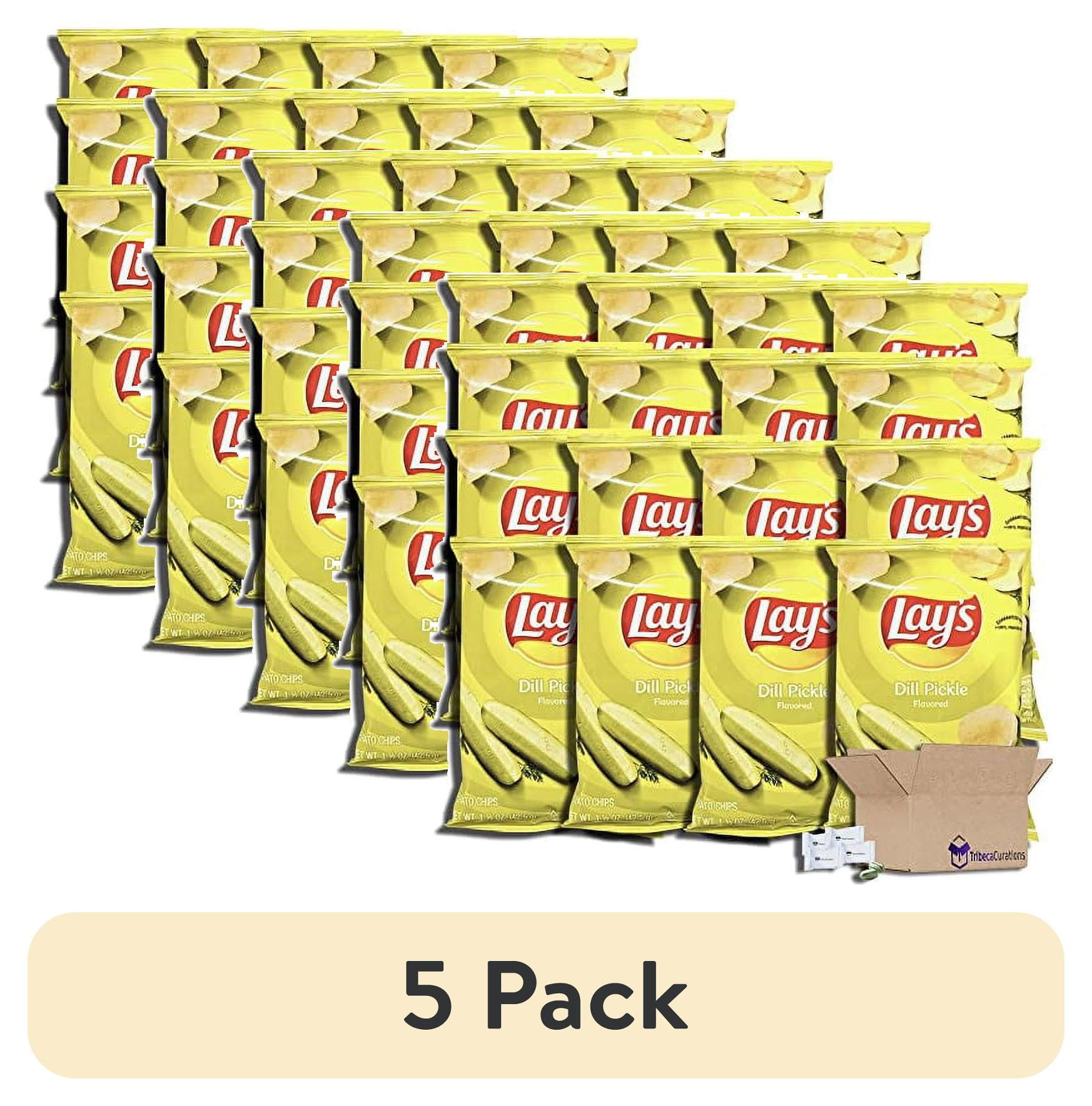 (5 pack) Tribeca Curations Dill Pickle Flavored Potato Chips Value