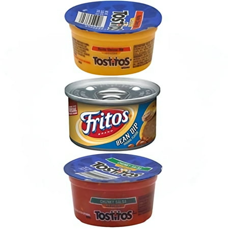 Dip Combo | Pack of 24 | Bean, Cheese, Salsa