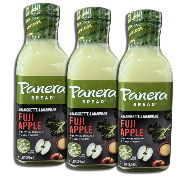 Fuji Apple Vinaigrette Salad Dressing & Marinade by Panera 12 Ounce