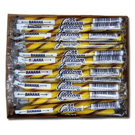 Gilliam Old Fashioned Sticks | .5 Ounce | Box of 80 (Banana)