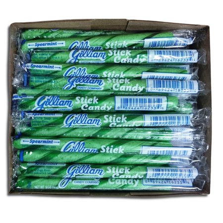 Gilliam Old Fashioned Sticks | .5 Ounce | Box of 80 (Spearmint)