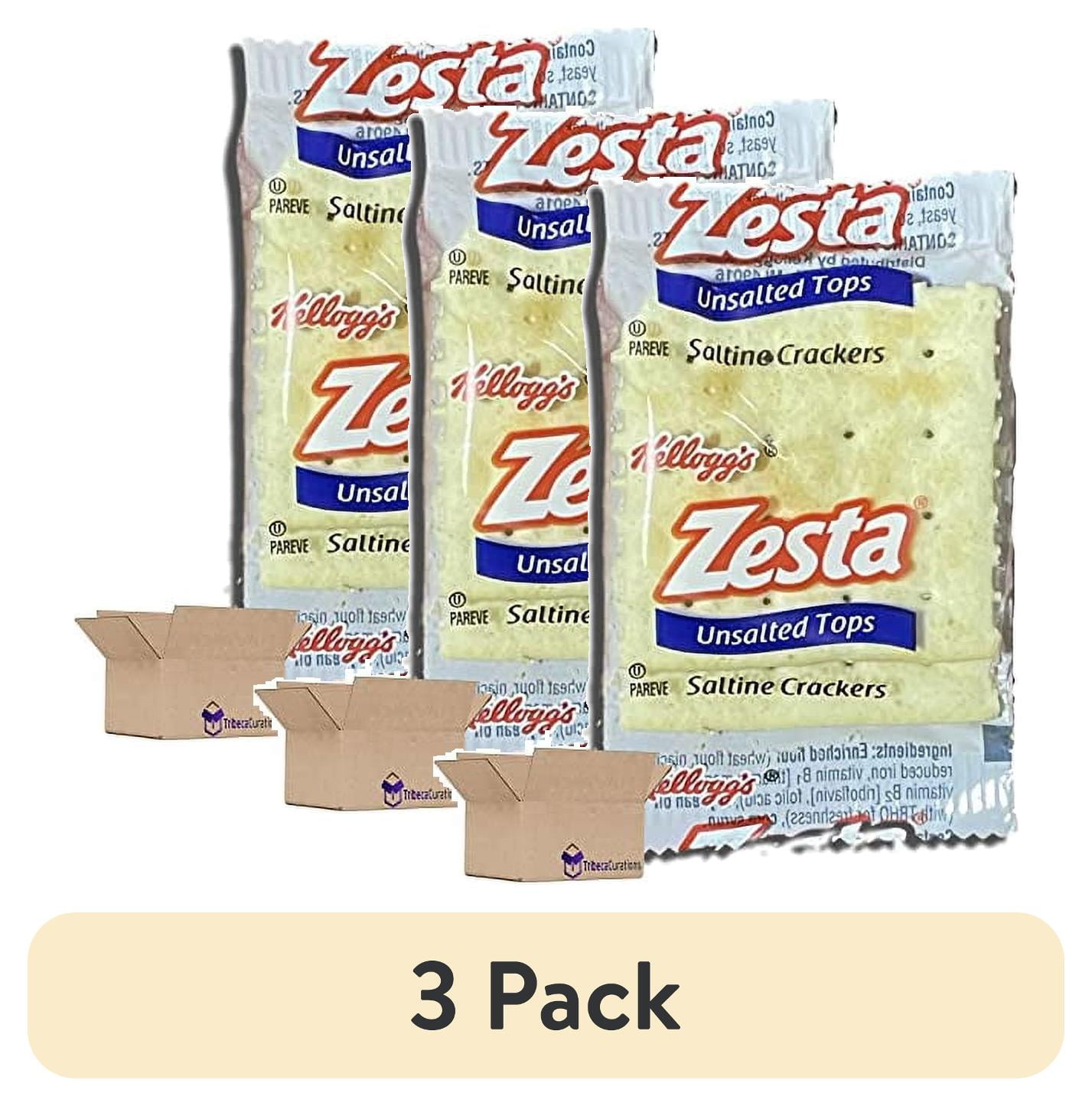(3 pack) Tribeca Curations Individually Wrapped 2Count Unsalted Saltine Cracker Value Pack