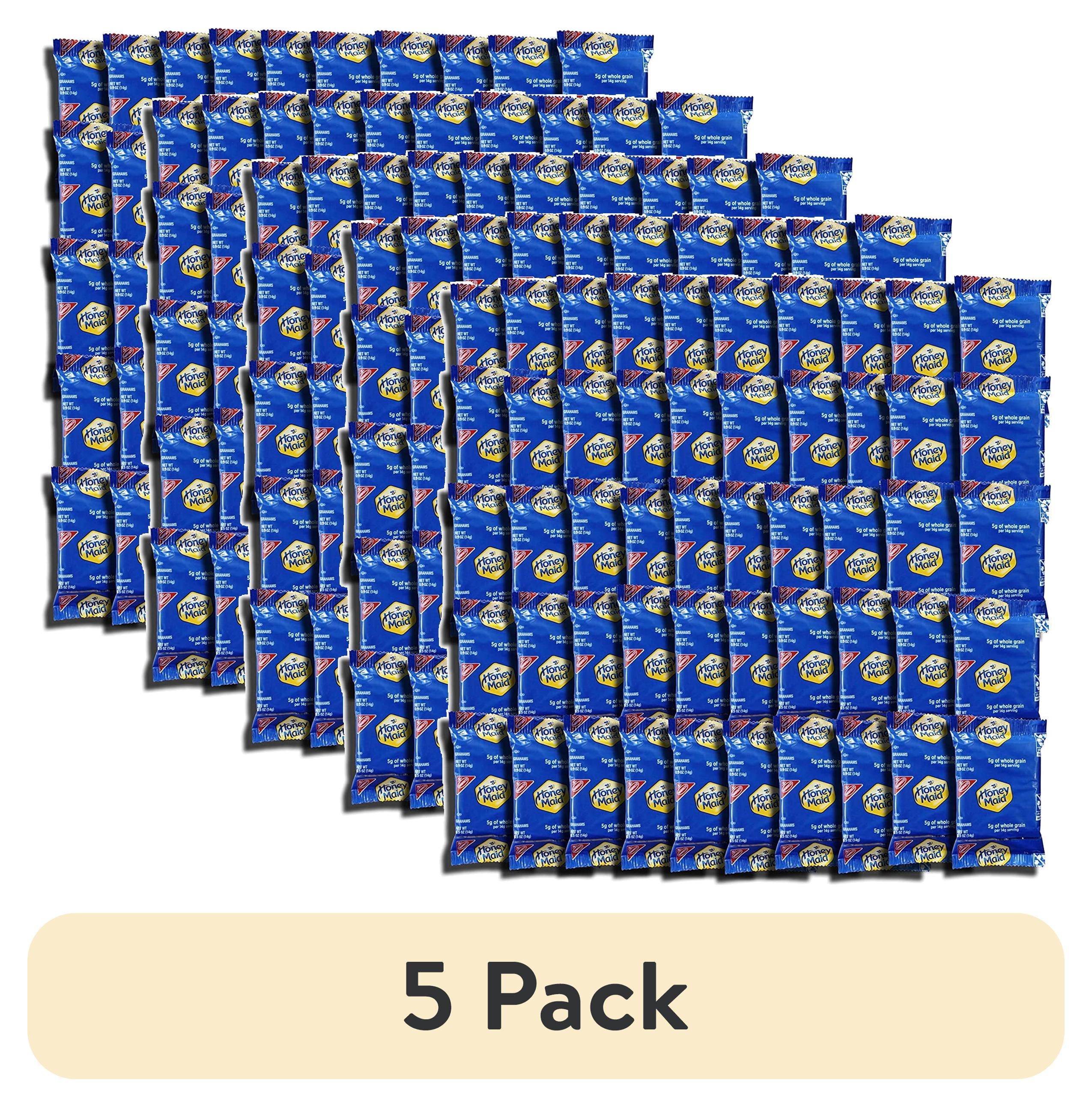 (5 pack) Tribeca Curations Individually Wrapped Whole Grain Graham