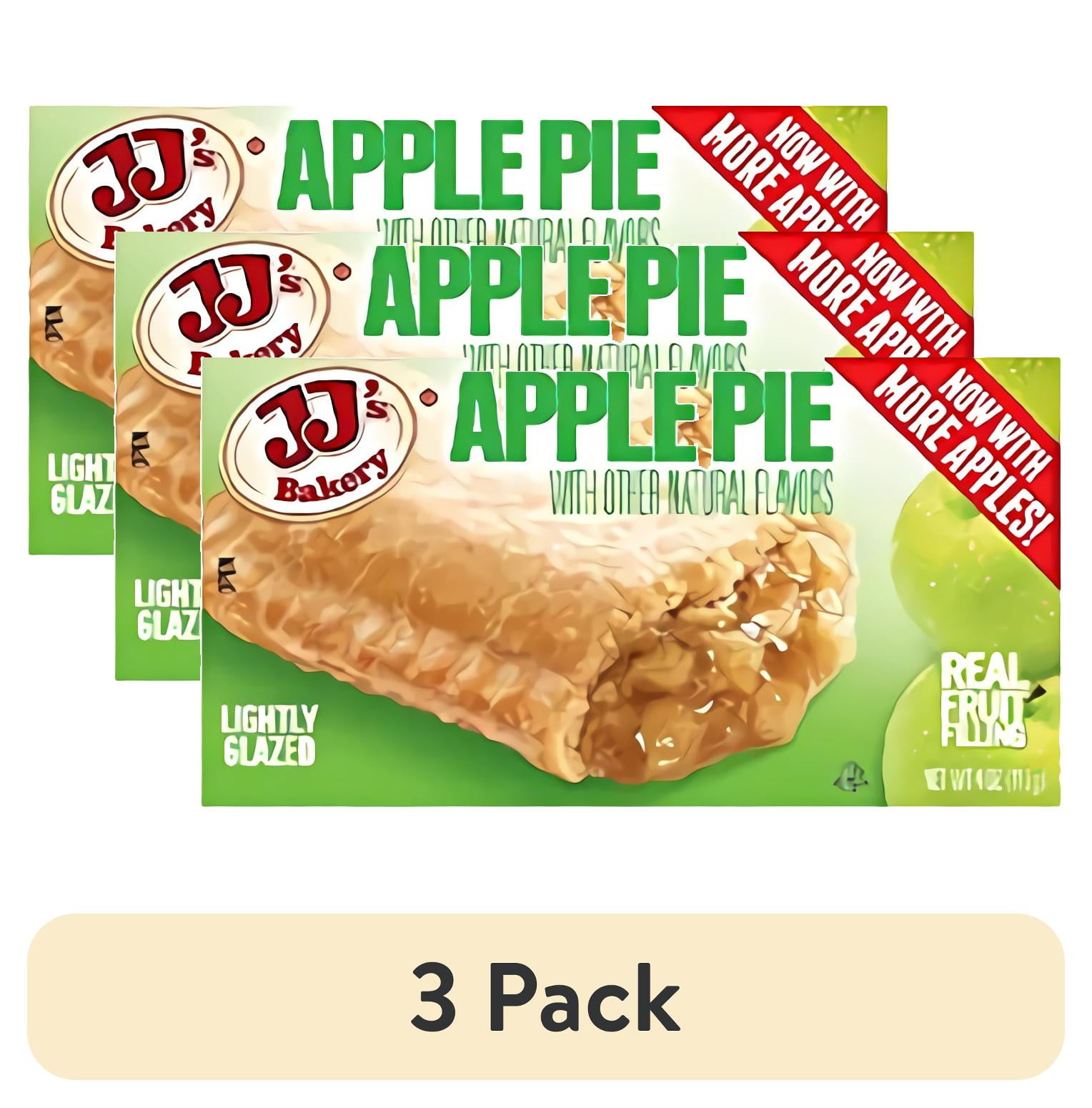 (3 pack) JJ's Bakery Pies Variety Pack (Peach / Apple / Strawberry