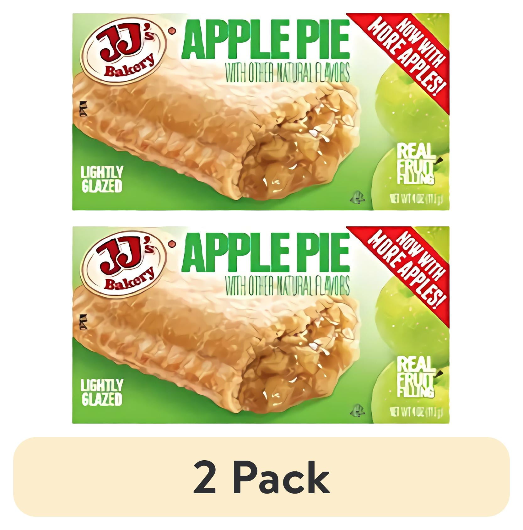 (2 pack) JJ's Bakery Pies Variety Pack (Peach / Apple / Strawberry Cream) 12 Count