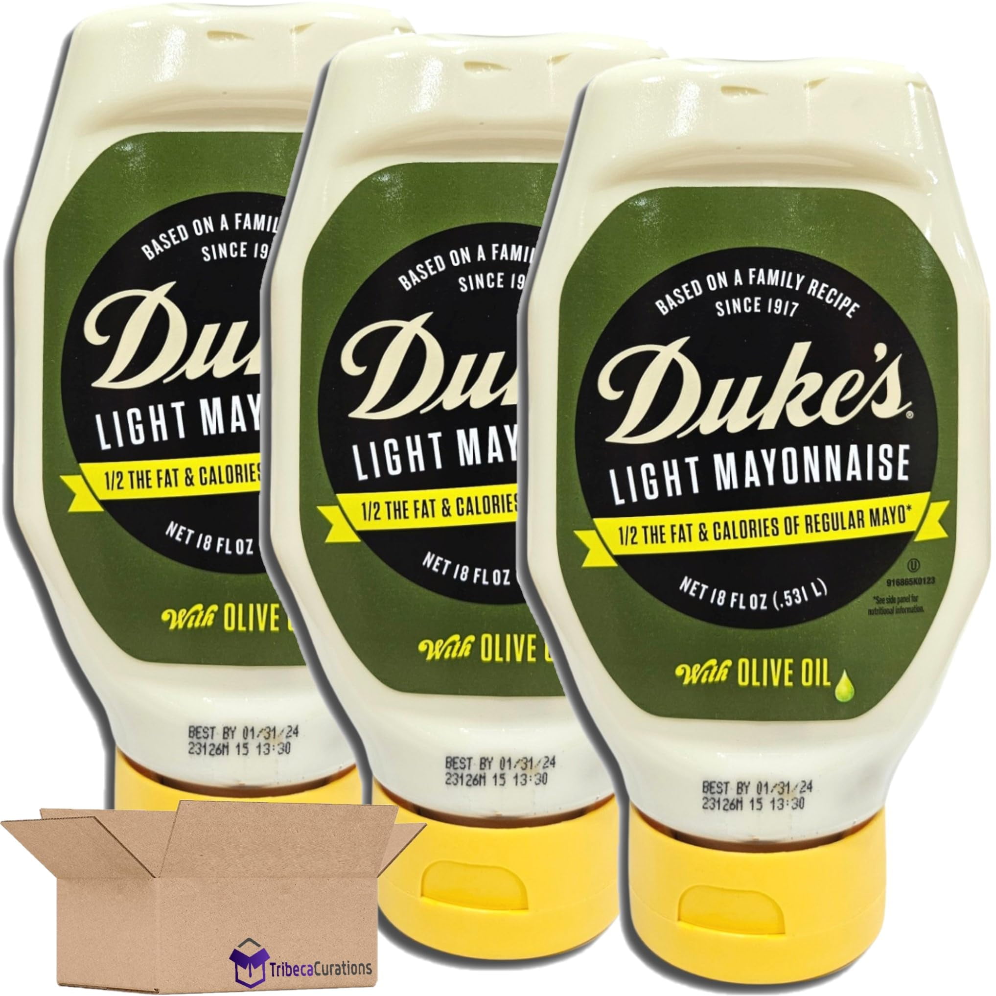 Tribeca Curations Light Mayonnaise With Olive Oil Value Pack 18 Fl
