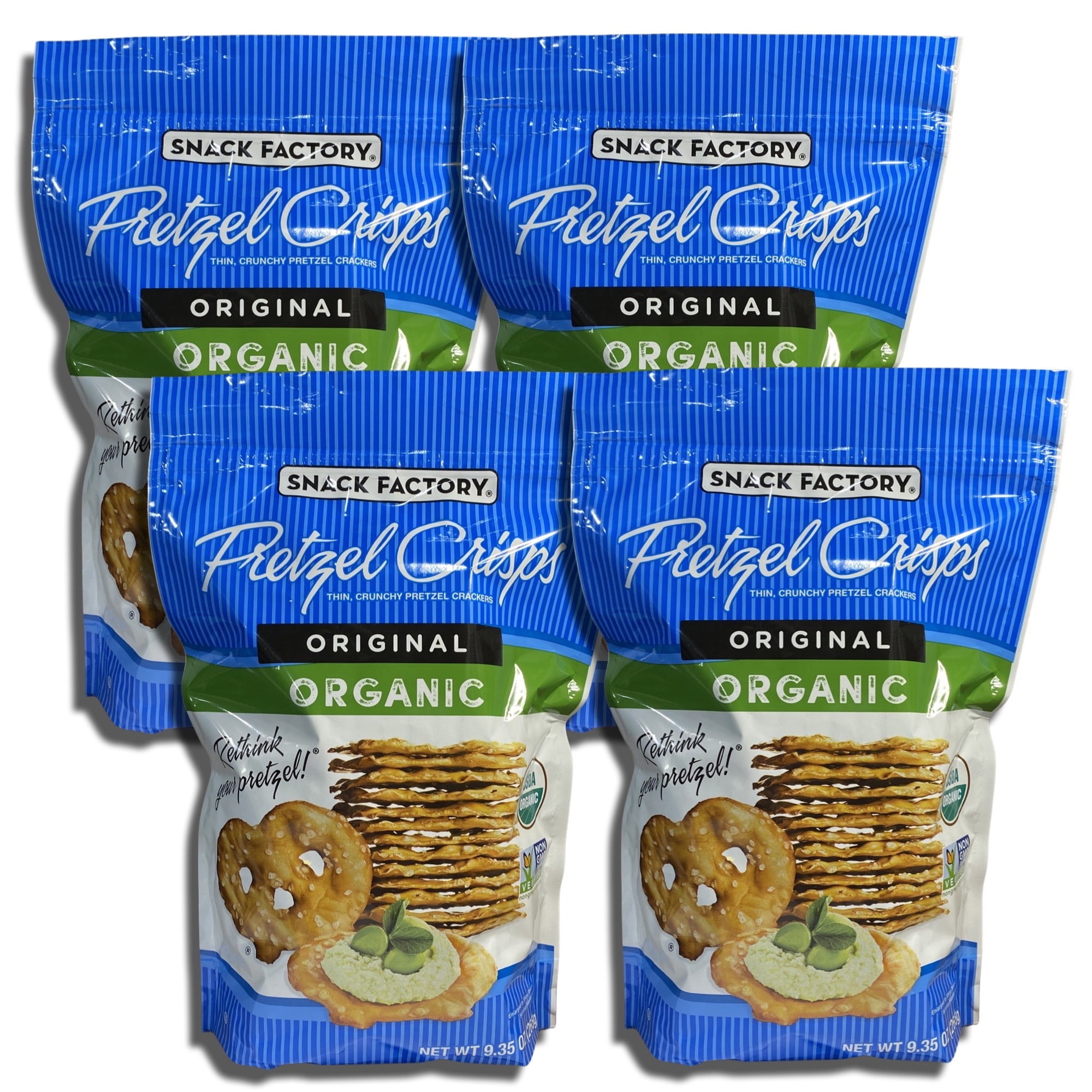 Tribeca Curations Organic Pretzel Crisps Big Bags by Snack Factory