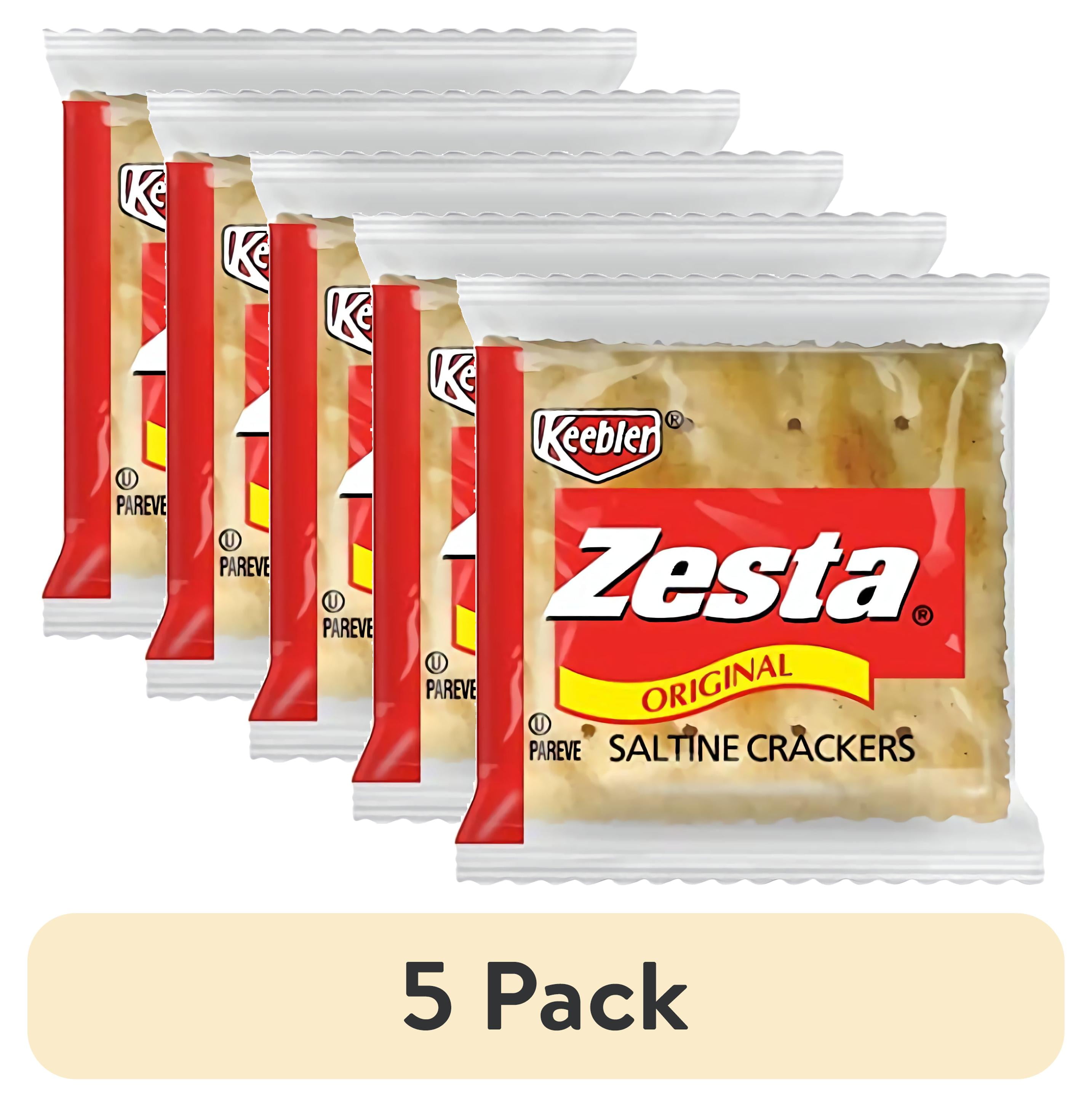 (5 pack) Zesta Saltine Crackers Individually Wrapped Curated by .2 ...