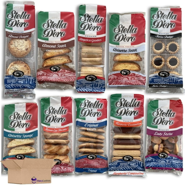 Tribeca Curations Stella D'oro 10 Flavor Ultimate Cookie Variety Pack