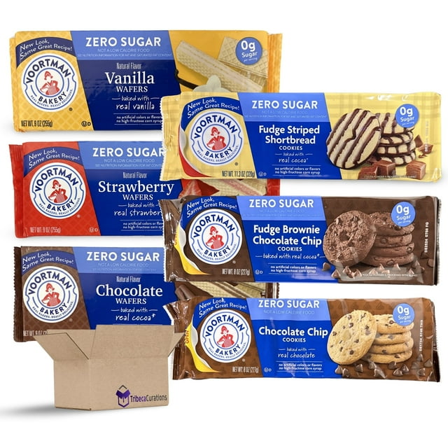 Voortman Sugar Free Cookies & Wafers by Voortman Variety Pack 3