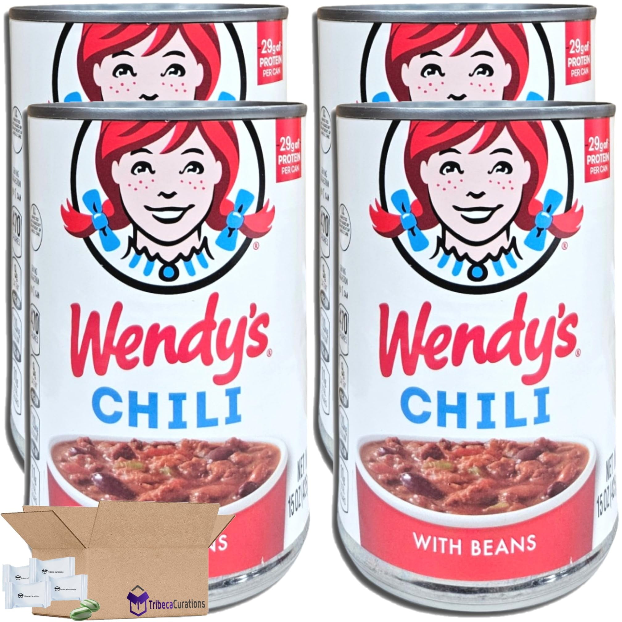 Tribeca Curations Wendy Chili With Beans Value Pack 15 Ounce Can
