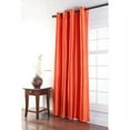 thumbnail image 1 of Tribeca Faux Silk Grommet Single Curtain Panel, 1 of 5