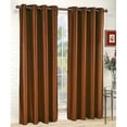 thumbnail image 1 of Tribeca Faux Silk Grommet Single Curtain Panel, 1 of 5