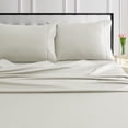 thumbnail image 1 of Tribeca Living  1000 Thread Count Egyptian Cotton Extra Deep Pocket Bed Sheet Set King - Sand, 1 of 5
