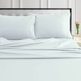 thumbnail image 1 of Tribeca Living  1000 Thread Count Egyptian Cotton Extra Deep Pocket Bed Sheet Set Queen - White, 1 of 5
