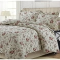 thumbnail image 1 of Tribeca Living 200-GSM Heavyweight Soft Flannel Printed Oversized Duvet Cover Set (Insert Excluded) dollhouse floral King Floral French Country, 1 of 5