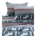 thumbnail image 1 of Tribeca Living 3-Piece 170 Thread Count Cotton Flannel Bed Sheet Set, Twin XL – Extra Deep Pocket, 1 of 5