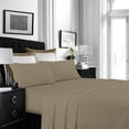 thumbnail image 1 of Tribeca Living MF110DPSSTWXTA Solid Deep Pocket Sheet Set, Twin X-Large, Taupe, 1 of 2