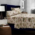 thumbnail image 1 of MARWAH CORPORATION Maui Floral Cotton Percale Printed Extra Deep Pocket Sheet Set, 1 of 2