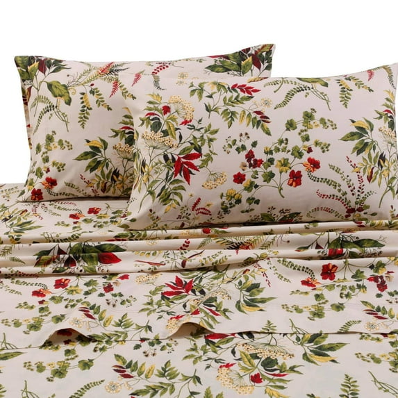 maui 300 thread count printed deep pocket percale sheet set