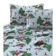 thumbnail image 1 of Cozy Flannel Novelty and Holiday Printed Extra Deep Pocket Bed Sheet Set, 1 of 5