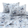 thumbnail image 1 of Cozy Flannel Novelty and Holiday Printed Extra Deep Pocket Bed Sheet Set, 1 of 5