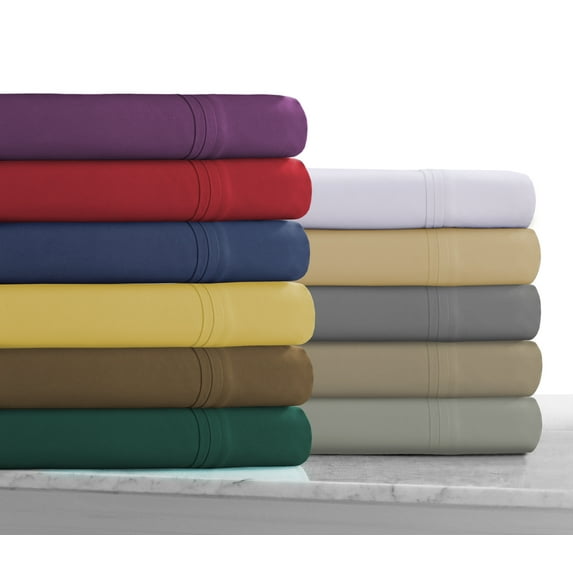 110-GSM Microfiber Solid Deep Pocket Sheet Set