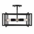 thumbnail image 1 of Golden Lighting Tribeca 4-light Semi-Flush Mount in Matte Black, 1 of 2