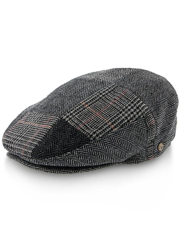Tribeca - Walrus Hats Grey Tweed Patchwork Ivy Cap