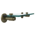 thumbnail image 1 of Tribecca Collection Glass Vanity Shelf with Beveled Edges - Antique Brass / 22 Inch, 1 of 2