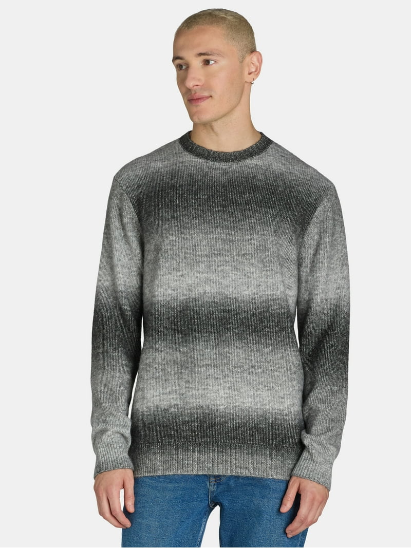 Tribekka 44 men's Ombre Stripe Crewneck Sweater - Walmart.com