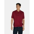 thumbnail image 1 of Tribekka 44 Men's Ribbed Refined Sweater Polo with Short Sleeves, Sizes XS-2XL, 1 of 5