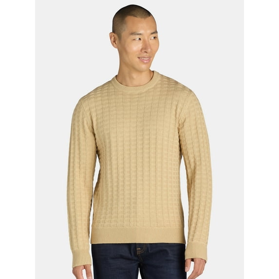 Tribekka 44 Men's Textured Crewneck Sweater, Sizes XS-3XL