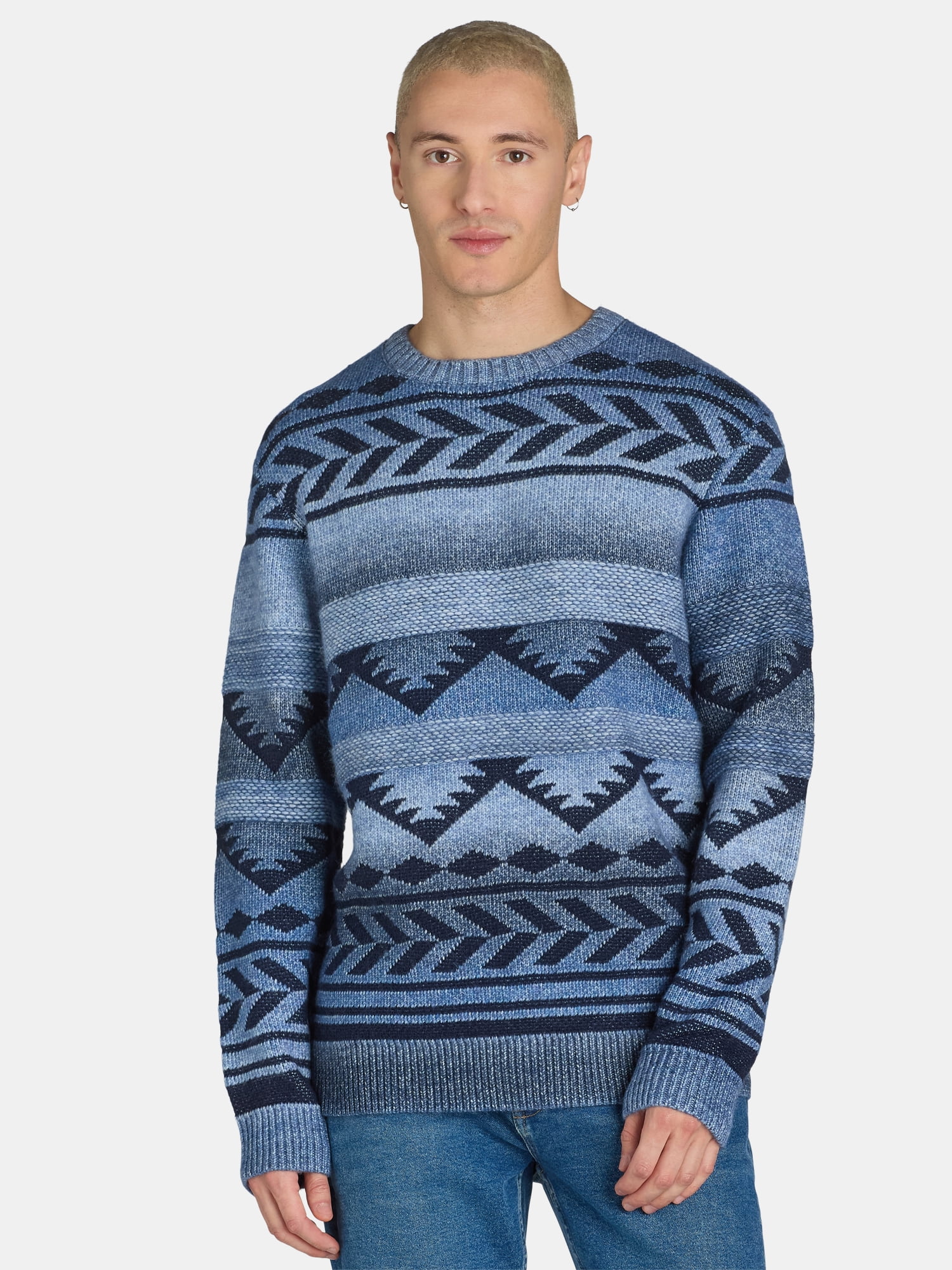 Chaps Men's & Big Men's 1/4 Zip Mockneck Ribbed Sweater Chaps Men's & Big Men's 1/4 Zip Mockneck Ribbed Sweater