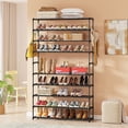 thumbnail image 1 of Tribesigns 10 Tiers Tall Shoe Rack Shoe, Shelf Large Capacity Shoe Organizer for Closet Entryway Living Room Hallway, Black, 1 of 5