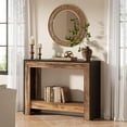 thumbnail image 1 of Tribesigns 41.3" Farmhouse Console Table, Behind Couch Sofa Table with Open Storage for Living Room, 1 of 7