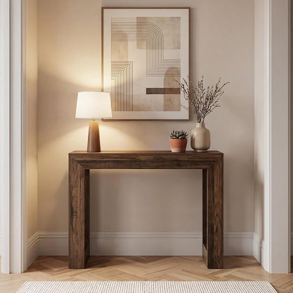 Tribesigns 41.3-Inch Entryway Table, Narrow Sofa Console Table for Space Saving, Living Room, Entryway, Hallway