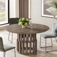 Tribesigns 47" Round Dining Table, Modern Kitchen Table for 46 People