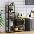 thumbnail image 1 of Tribesigns 5-Tier Kitchen Bakers Rack with Utility Storage Shelf, Freestanding Microwave Oven Stand Kitchen Spice Rack Shelf Organizer, 1 of 6
