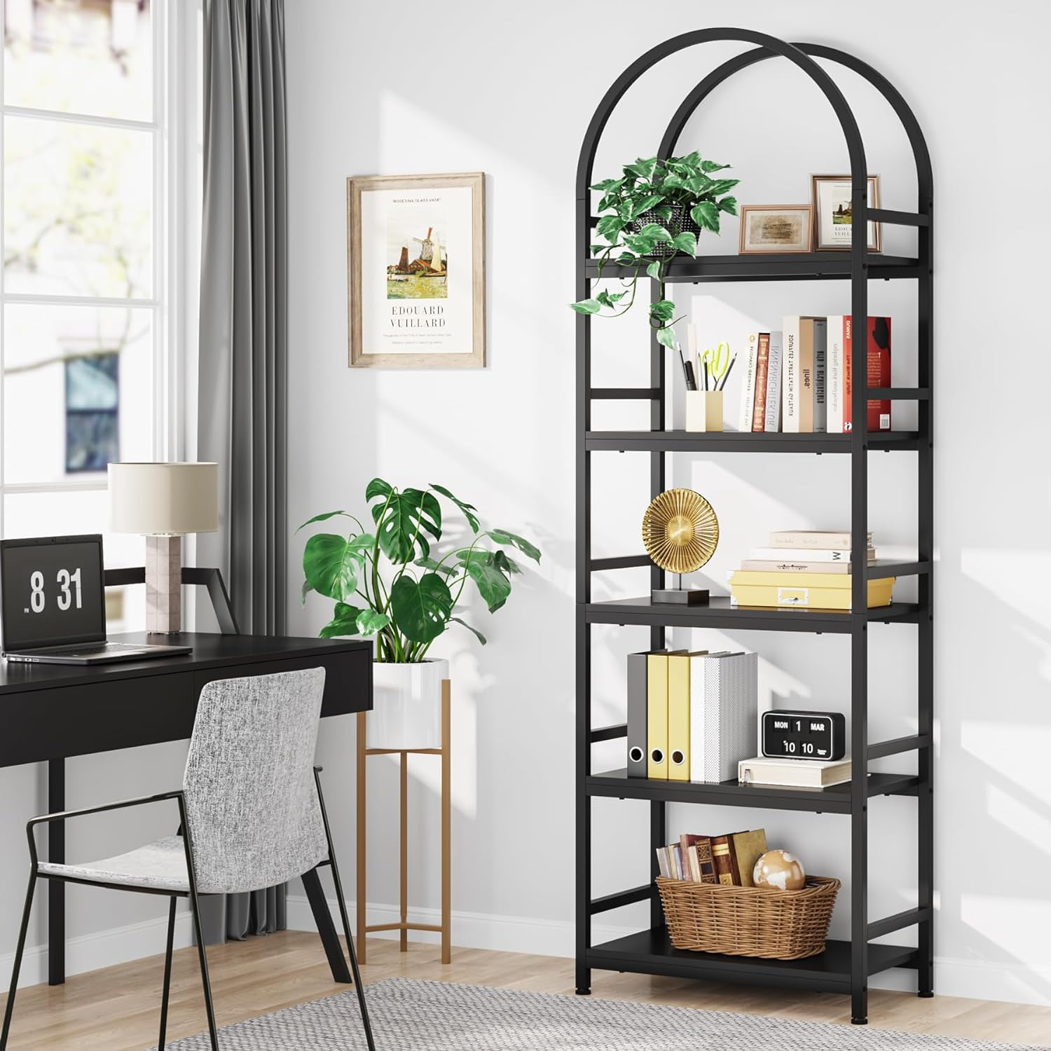 Nivo shelf large A light oak/ white – Gejst Design
