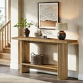 thumbnail image 1 of Tribesigns 55.12-Inch Farmhouse Console Table, Wooden Sofa Table for Living Room, 1 of 6
