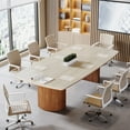 thumbnail image 1 of Tribesigns 6.56 ft Conference Table, Large Rectangle Meeting Table for 8-10 People (Without Chair), 1 of 7
