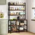 thumbnail image 1 of Tribesigns 6-Tier Bookshelf,Industrial Bookcase with Open Shelf,6 Shelf Storage Rack with X-Shaped Frame, 1 of 5