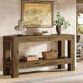 thumbnail image 1 of Tribesigns 62.99" Long Wood Console Table, Farmhouse 2-Tier Entryway Table Sofa Table, 1 of 7