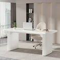 thumbnail image 1 of Tribesigns 62-Inch Rectangular Executive Computer Desk Large Modern Wood Writing Table, 1 of 7