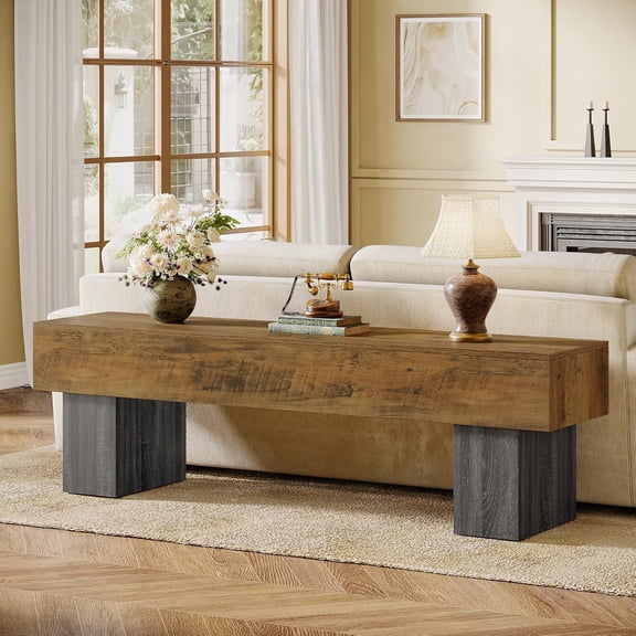 Tribesigns 63" Farmhouseb TV Stand, Long Media Console Television Stands for 55/60/65 Inch TV