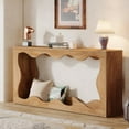 thumbnail image 1 of Finmind 63 Inches Farmhouse Console Table with Storage, Couch Table Behind Sofa, 1 of 7