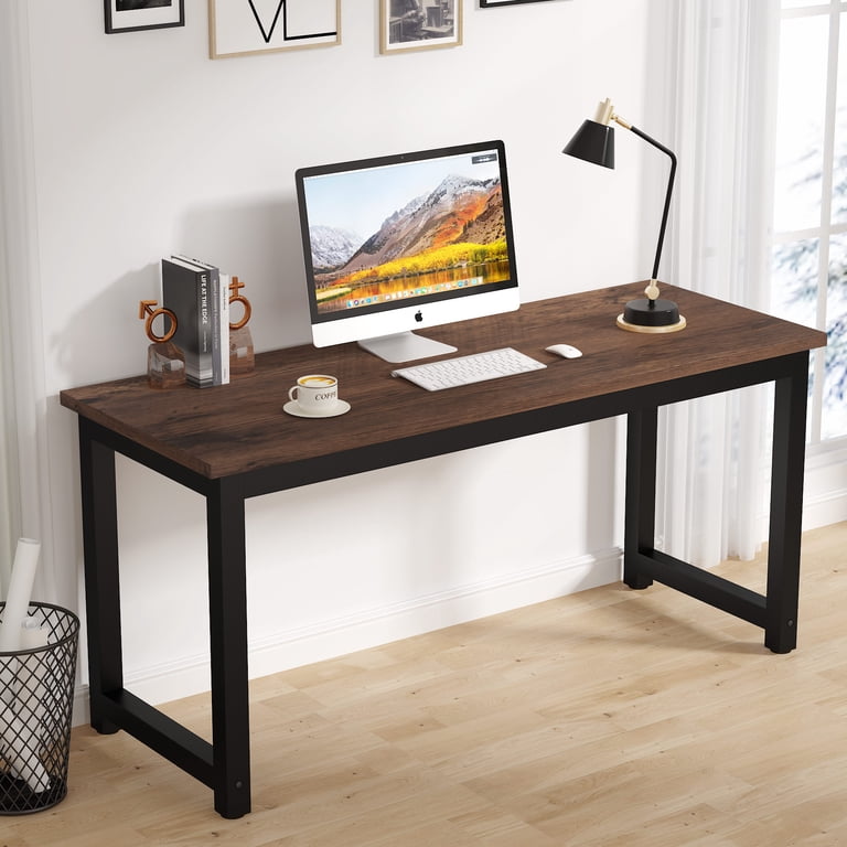 Tribesigns Computer Desk 63 Inch Large Office Desk Computer Table